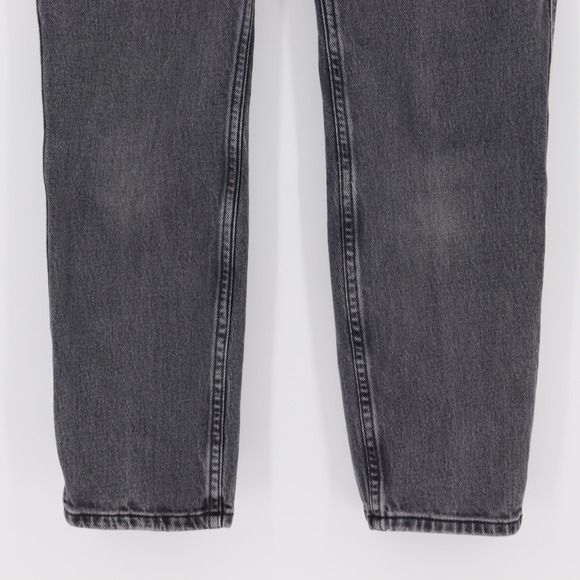 Sezane Denim High Waisted Button Fly Jeans Charcoal Gray Womens Size 40 Casual - Picture 6 of 7
